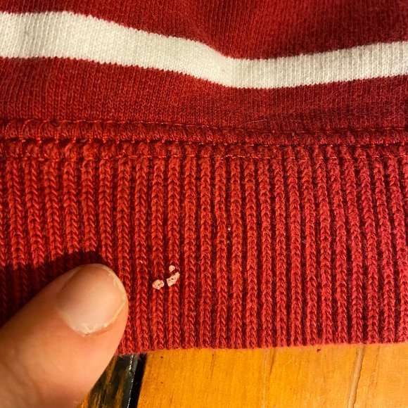 Boxy Coastal Striped Crewneck Sweatshirt - Picture 6 of 8